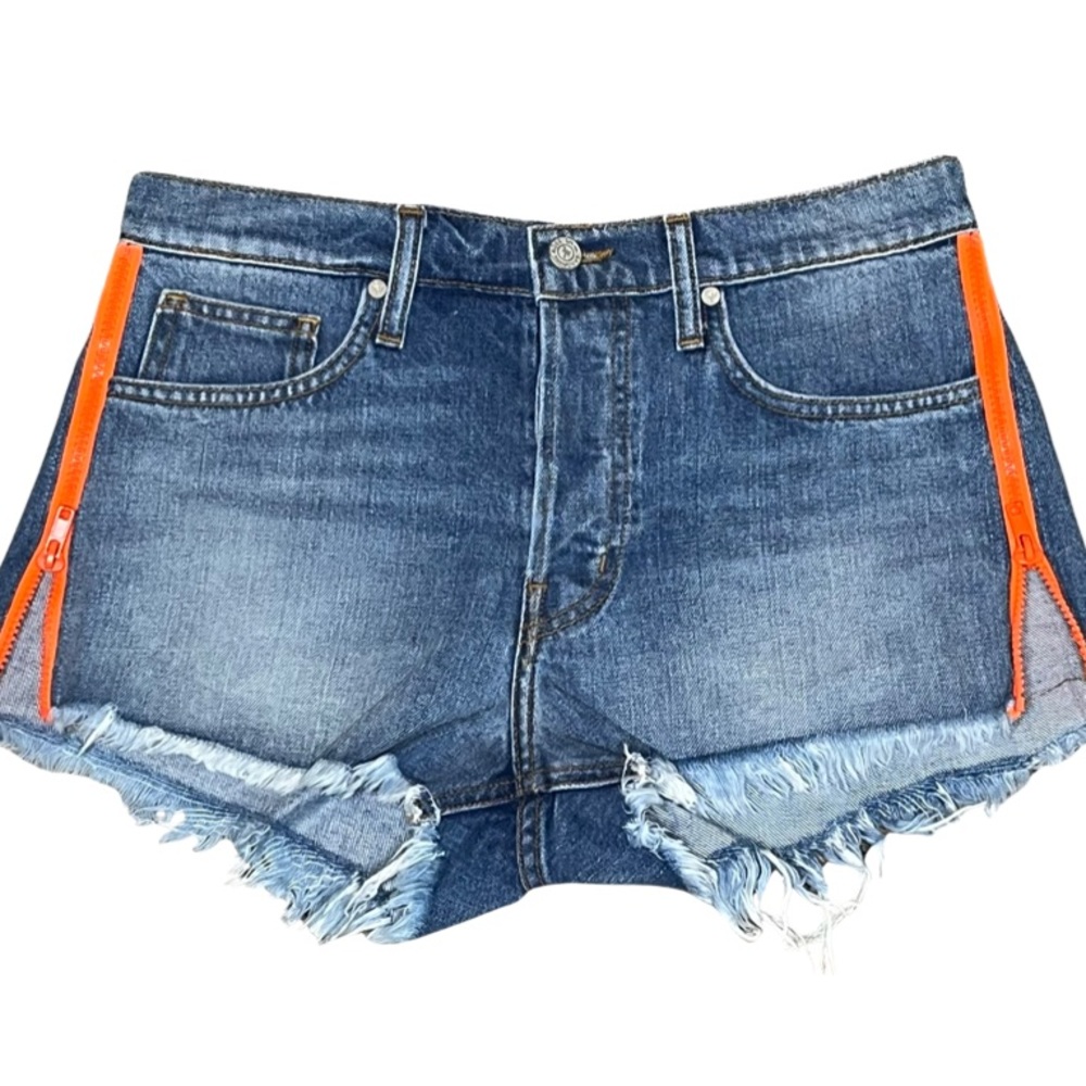 Free People x Sandrine Rose Cut Off Denim Shorts Button Fly New with Tags